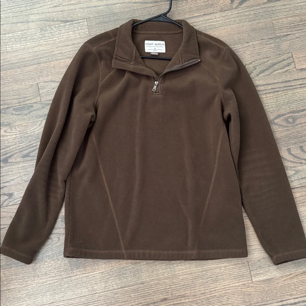 Cody James Men's Tan Zip-Up Sweater